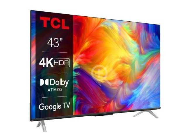 Telewizor TCL 43P639  4K UHD, Smart TV: Android TV, WiFi,