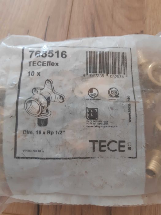 TECEflex złączki mosiężne