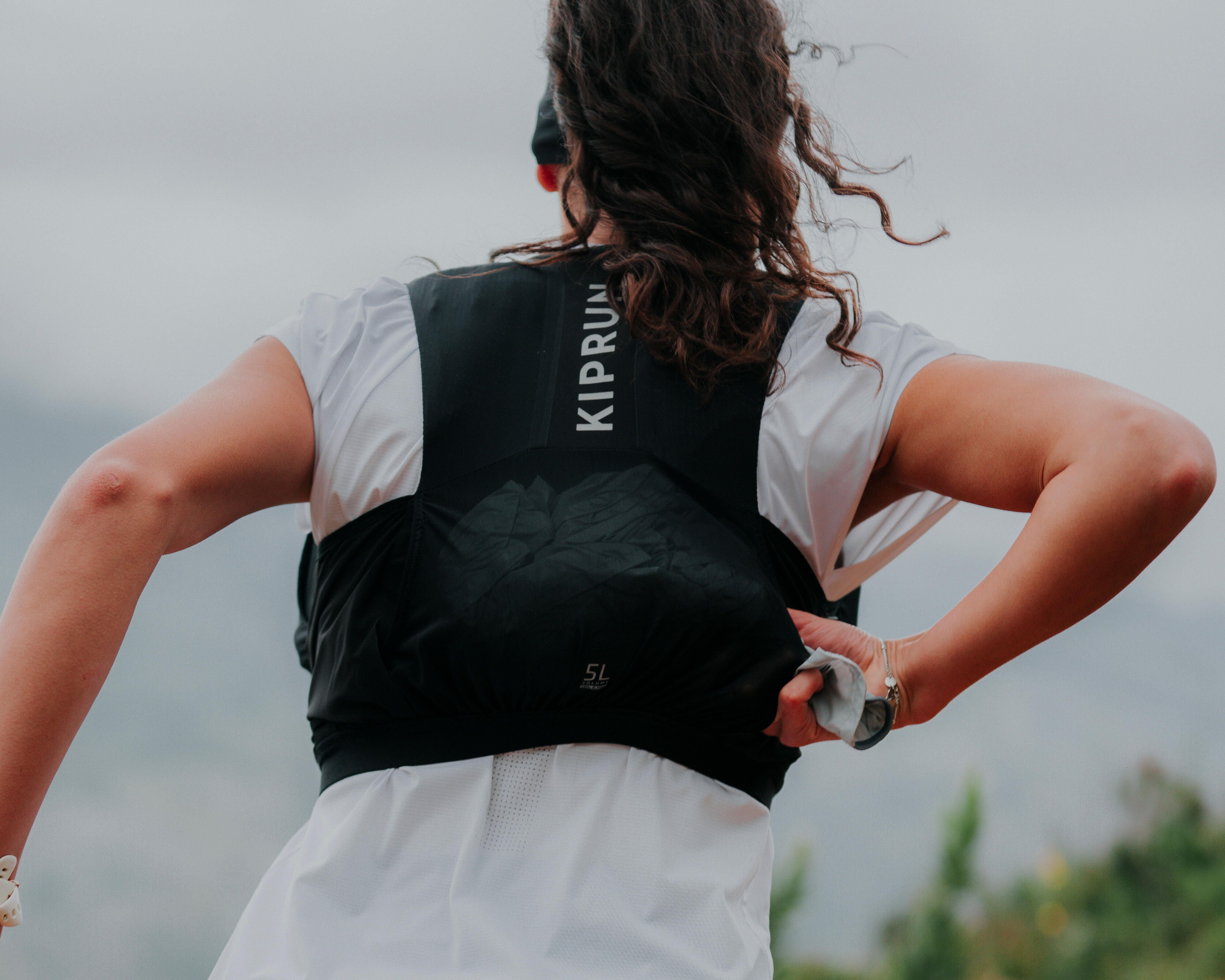 Colete Porta-Flasks de Trail Running Competição