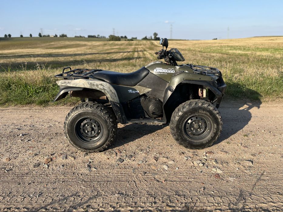 Suzuki kingquad 450 zarejestrowany 4x4 WTRYSK DRUGI WŁAŚCICIEL
