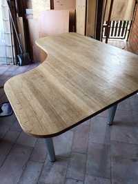 Stół debowy z litego drewna