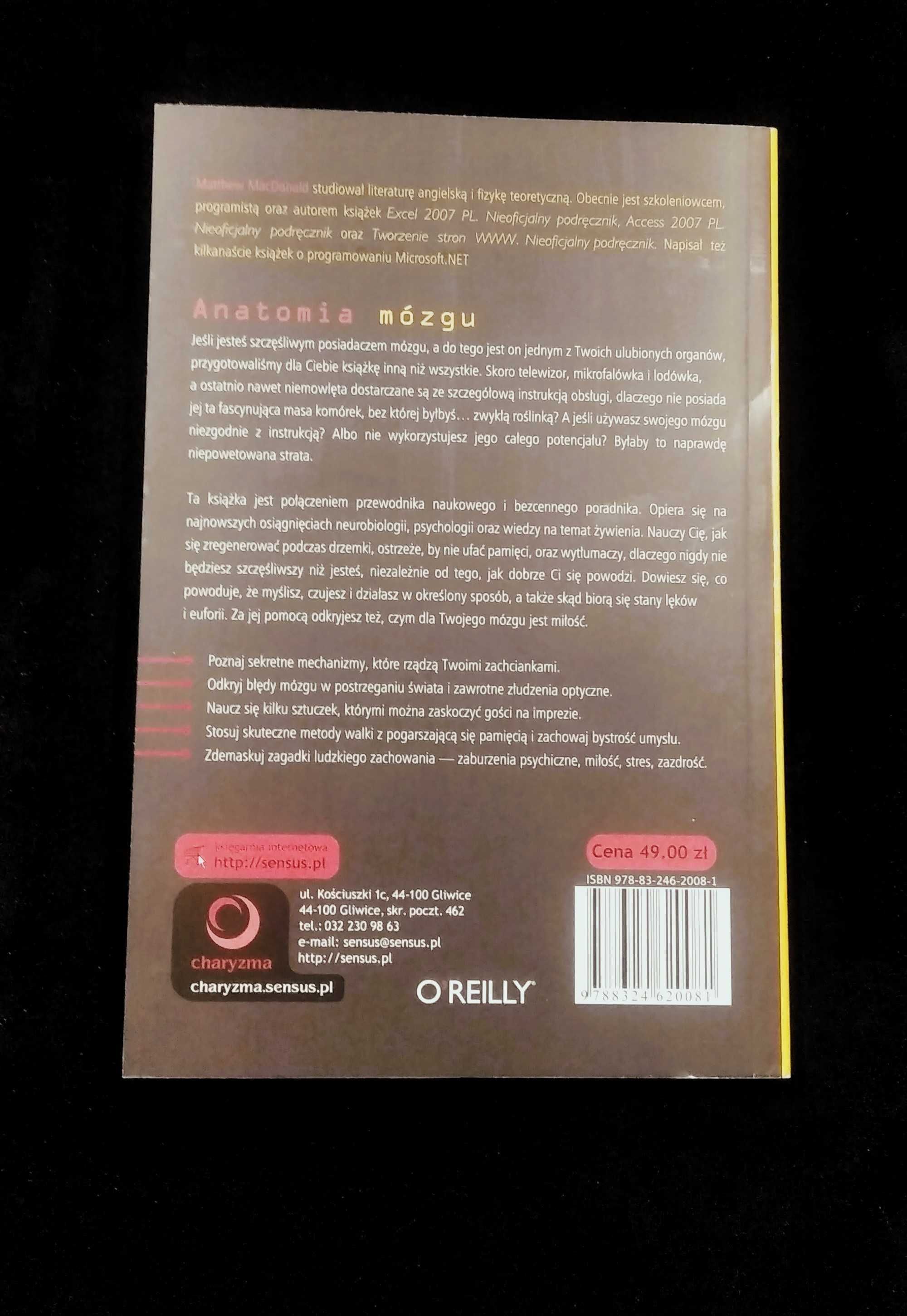 Mózg nieoficjalny podręcznik Matthew MacDonald