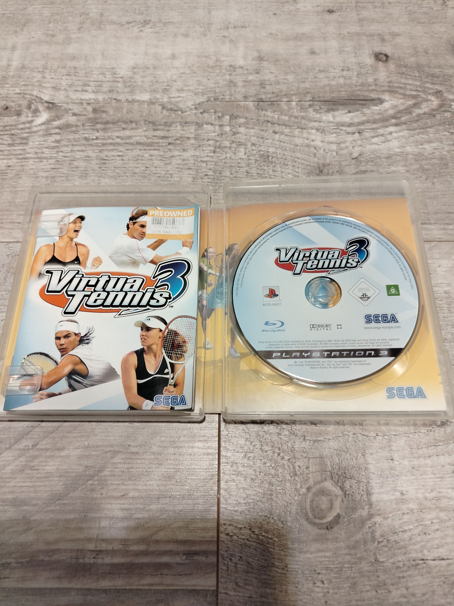 Gra virtua tennis 3 ps3