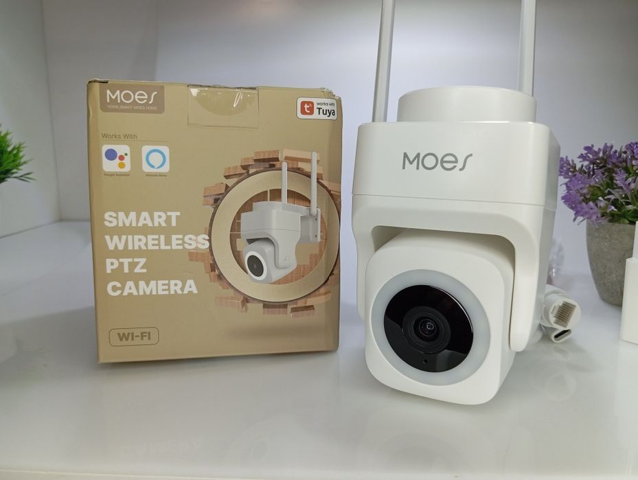‼️ MOES Tuya Wi-fi Smart cam 3MP НАРУЖНЯ Вай-фай камера Датчик РУХУ ‼️