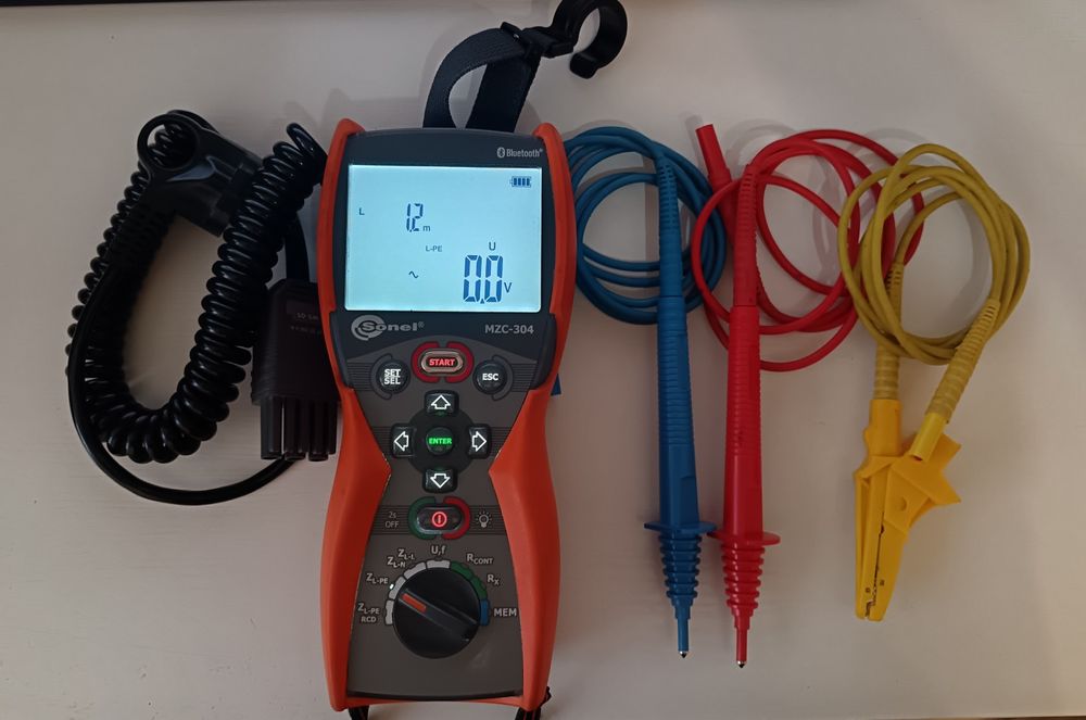 miernik instalacji elektrycznych Sonel MZC-304