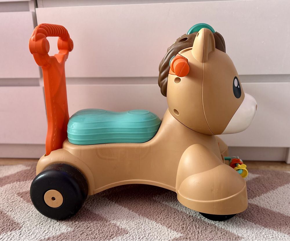 Konik kucyk Fisher Price jeździk pchacz