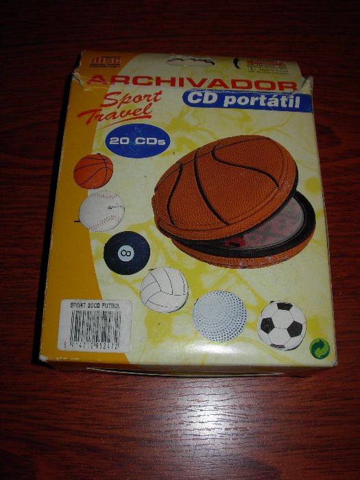 Bolsa de CD's ou DVD's formato bola 24 unidades