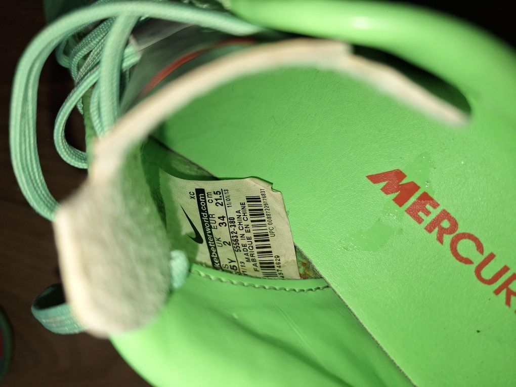 Бутси Nike Mercurial Veloce р.34