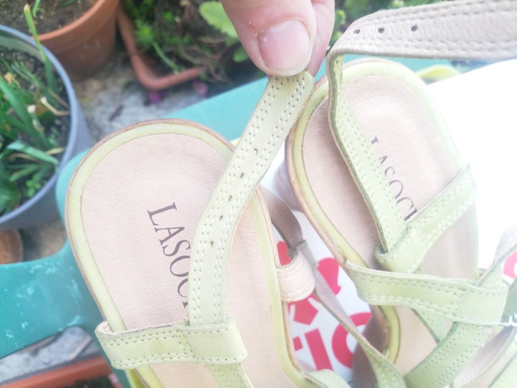 NOWE sandały Lasocki platformy obcas 39 40