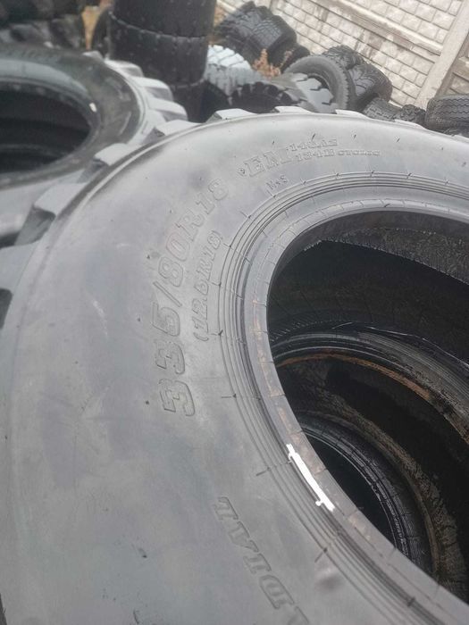 Opony przemysłowe 335/80R18 Dunlop ładowarka Kramer Wacker Atlas JCB