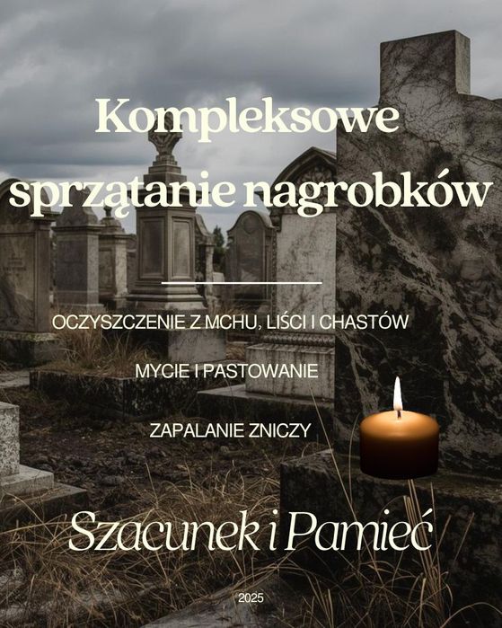Kompleksowe sprzątanie nagrobków