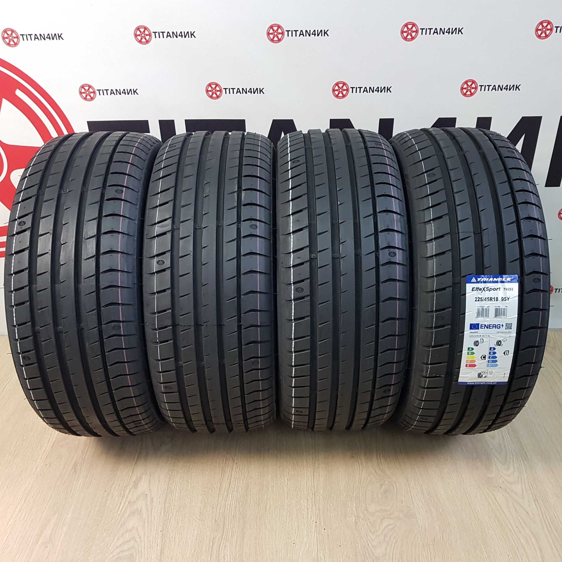 +4шт НОВІ Шини літні 225/45 R18 TRIANGLE EffeXSport колеса 18 23рік