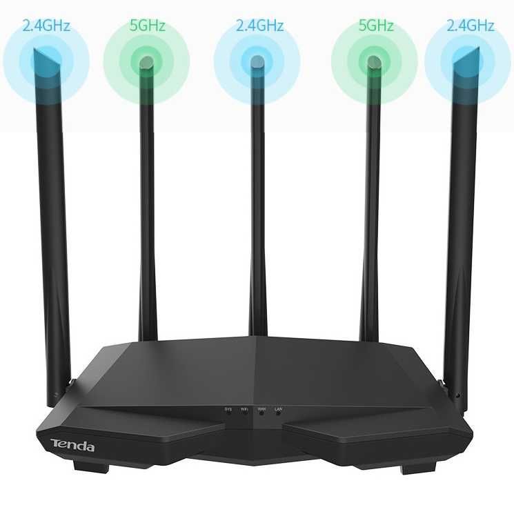 Wi-Fi Router Tenda AC7 | Global маршрутизатор | Двухдиапазонный роутер