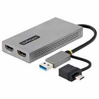StarTech USB C 2x HDMI zewnętrzna karta graficzna 4k adapter