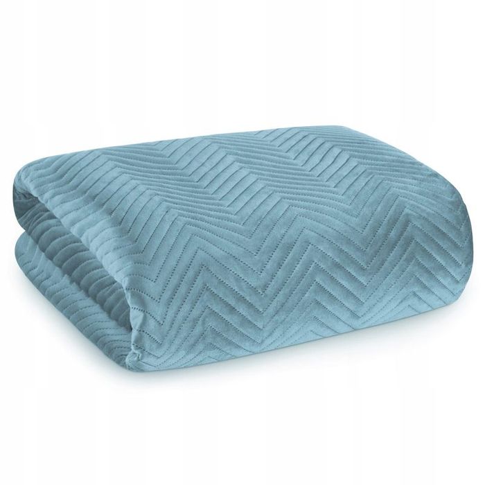 Narzuta Pikowana 200x220 na Łóżko Kanapę Welurowa Ozdobna Sofia