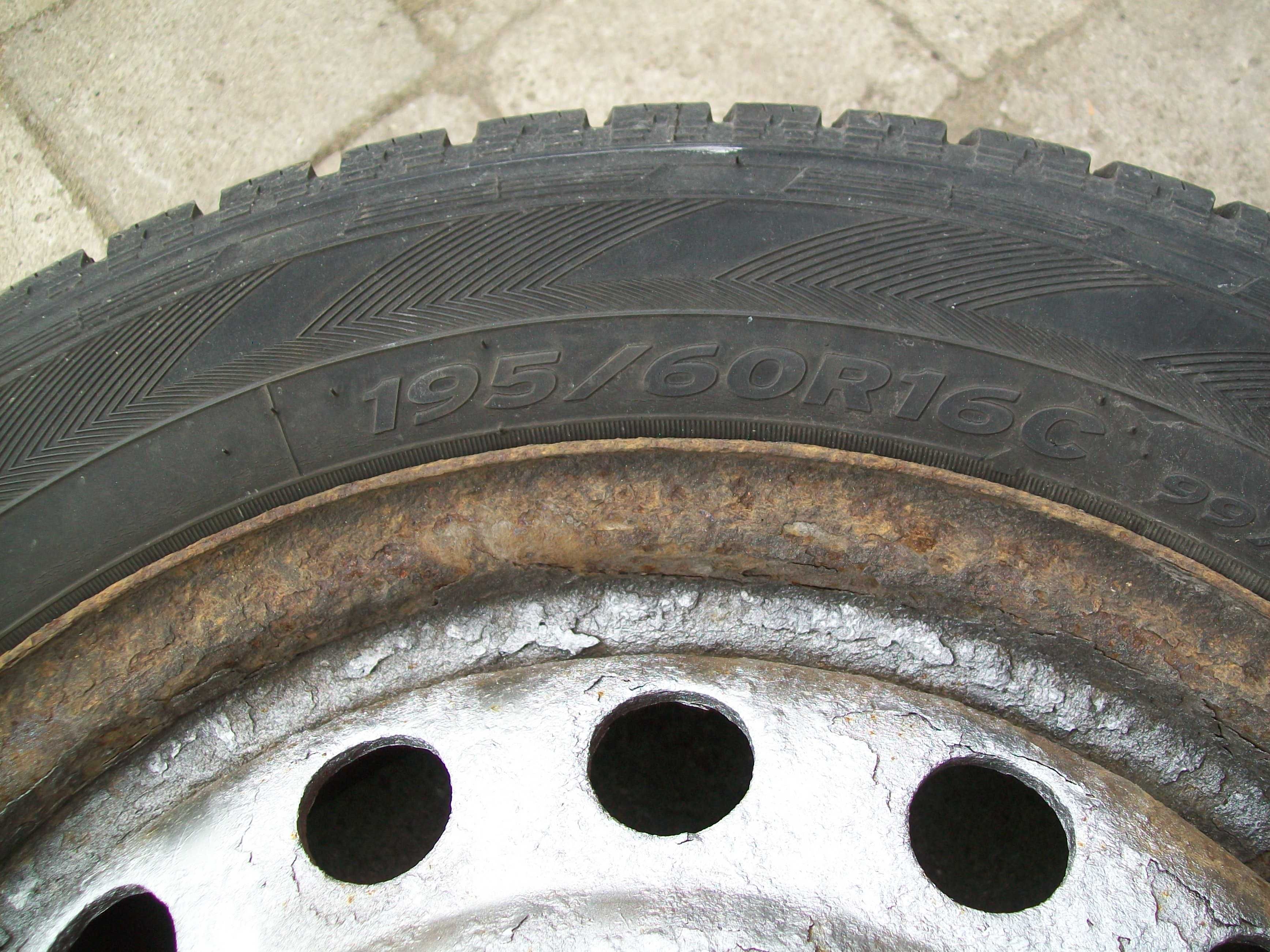 Opona zimowa hankook 195/60r16c  2 szt felga sharan alhambra galaxy 00