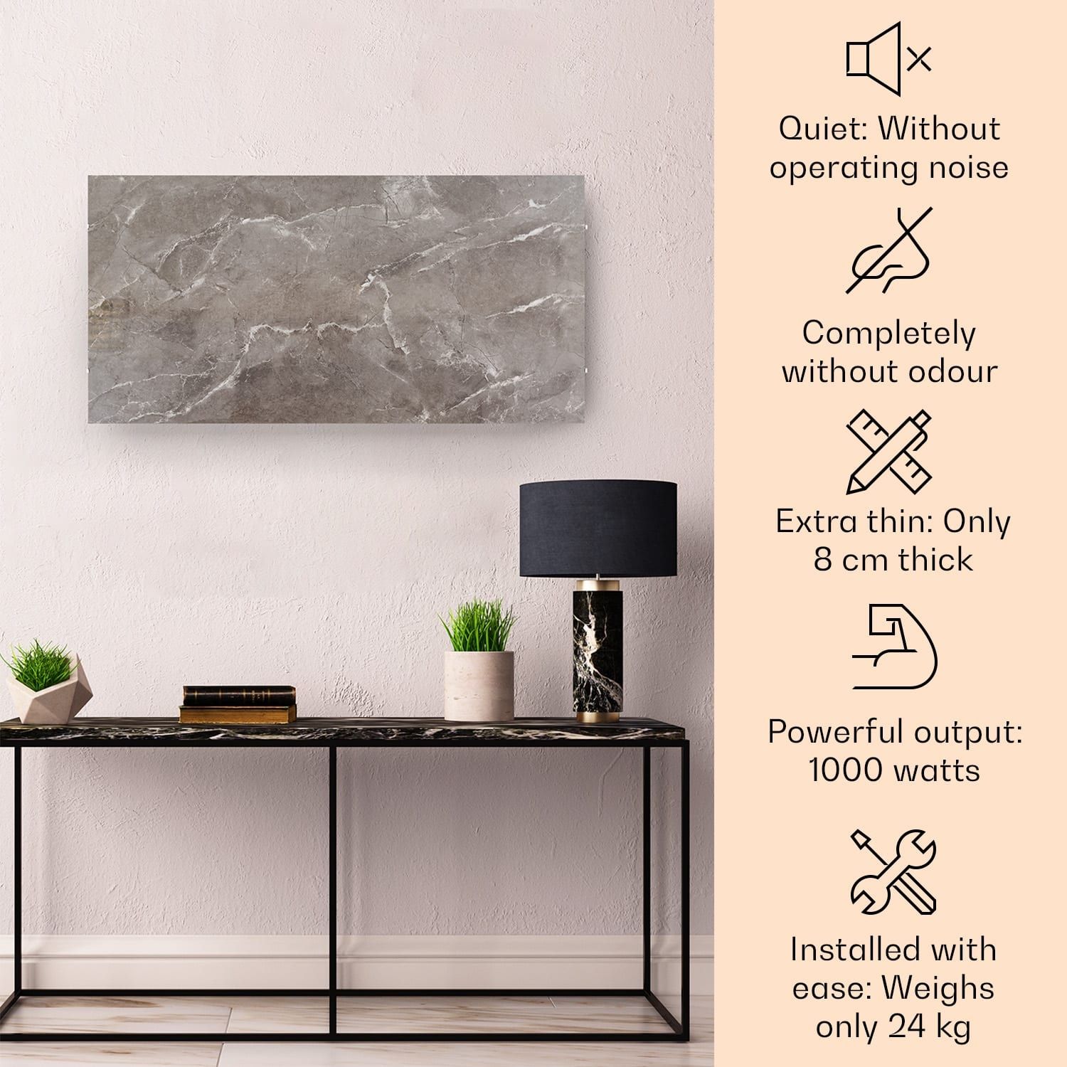 Smart panel grzewczy na podczerwień 120x60