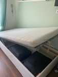 Cama solteiro com sommier