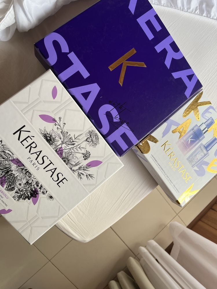 Tenho varias caixas da kerastase e da loreal vazias