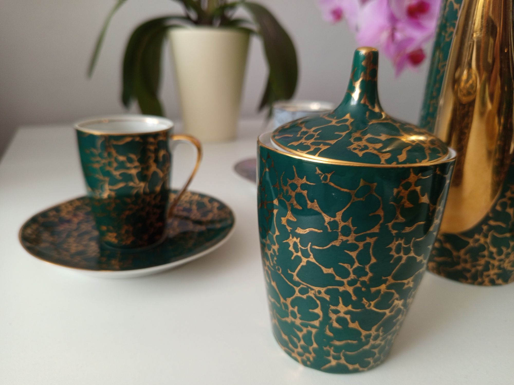 Ekskluzywny zestaw porcelany Ćmielów