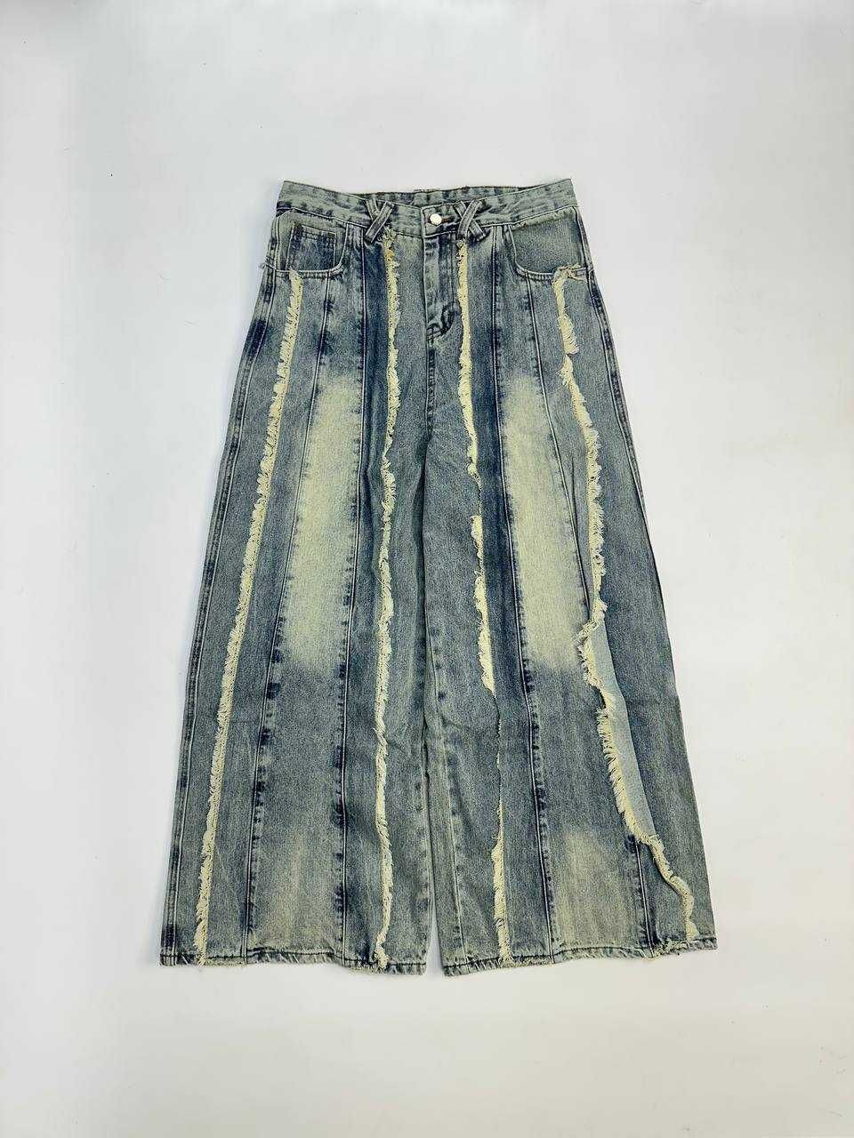 Distressed baggy custom jeans голубі штани джинси M L S