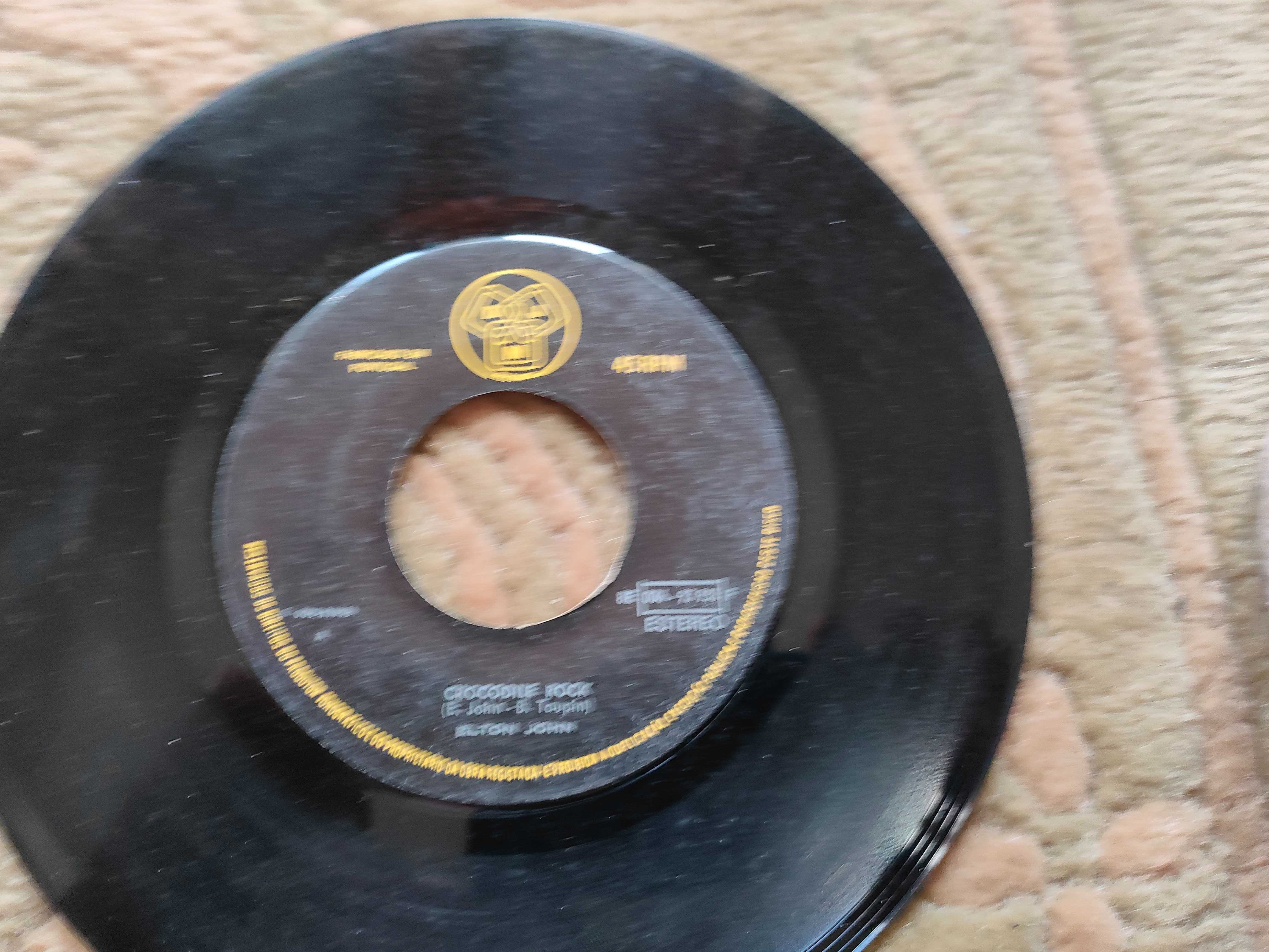 vinil single especial crocodile rock do elton john