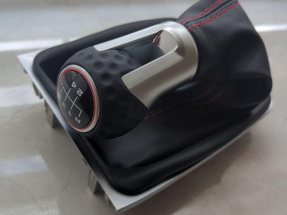 Ручка ШКІРЯНА рукоятка коробки передач  КПП Гольф Golf  7  VII GTI
