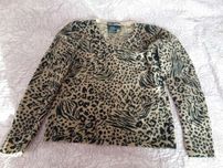 Bluzka sweterek panterka angora S