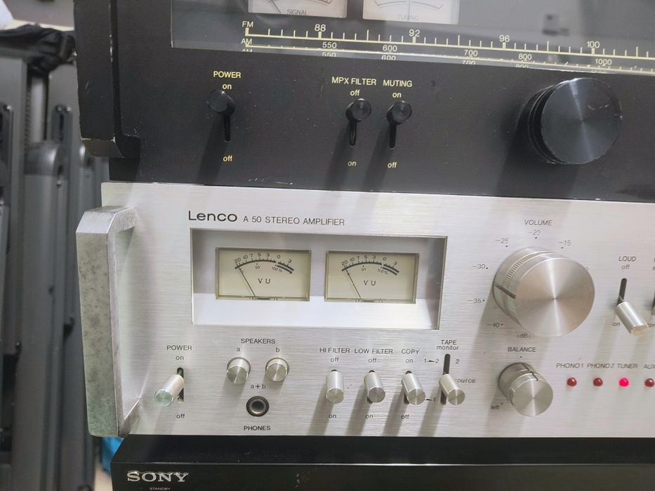 Wzmacniacz i radio Lenco