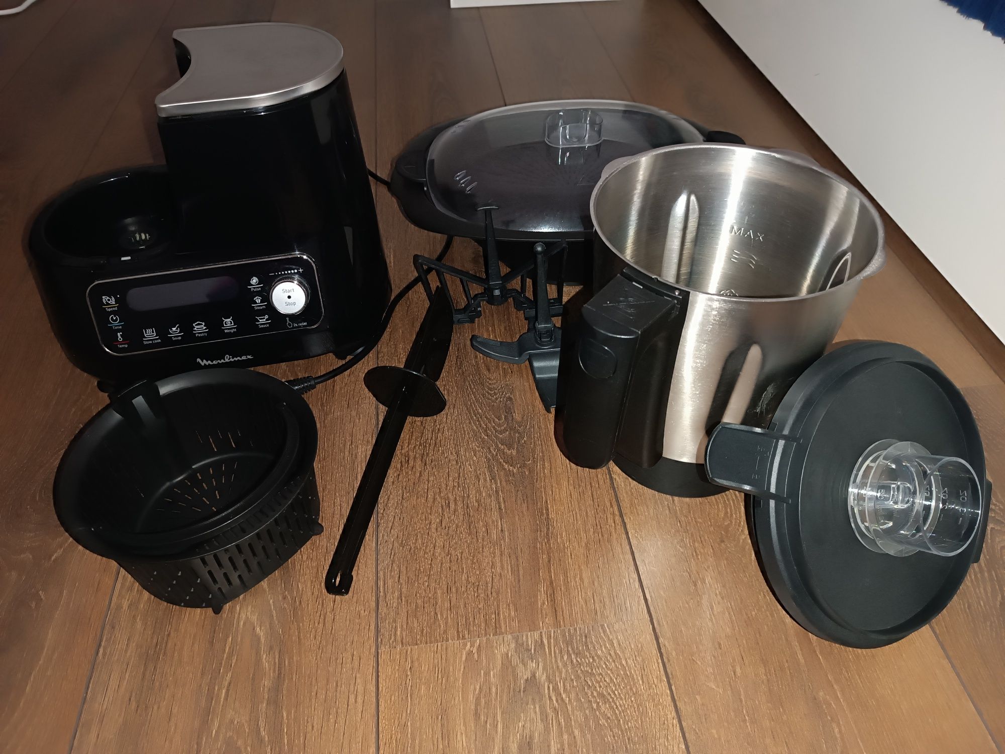 Robot de cozinha Moulinex (tipo Bimby) - modelo ClickChef HF4SPR30