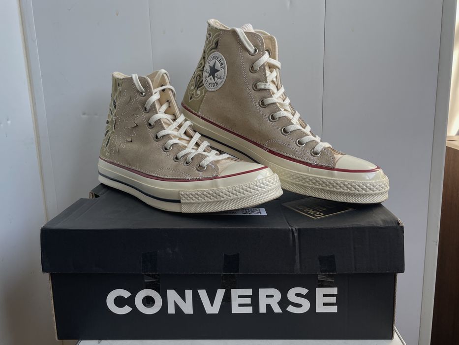 Converse Chuck 70 Canvas LTD High "Parchment Suede Paisley".