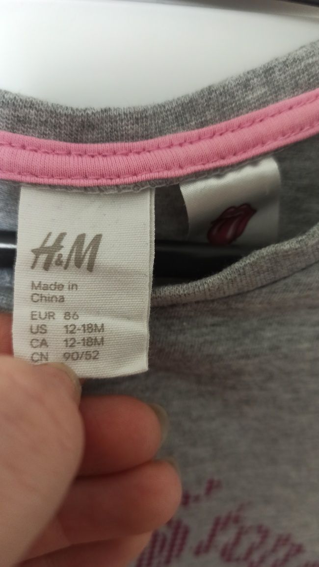 Sg Bluzka 80 , 86 dla dziewczynki , tunika 80 , 86 H&M