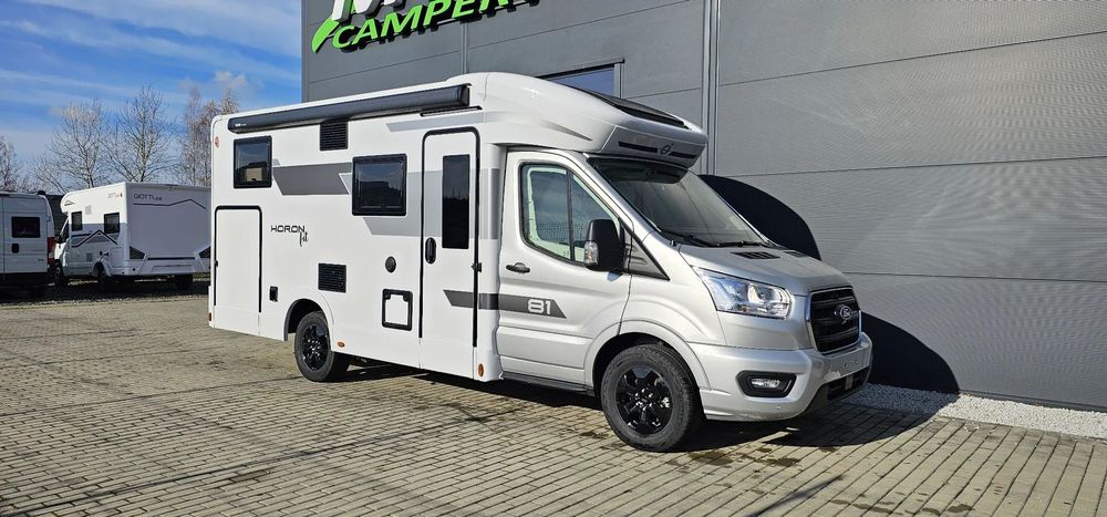 CI HORON FIT 81XT NOWOŚĆ 2026 FORD TRANSIT jak KRONOS FIT 281TL  KOMPAKTOWY 4 osobowy Truma 6D-E Markiza Thule, Solar 200W Sync4 ZIMOWY