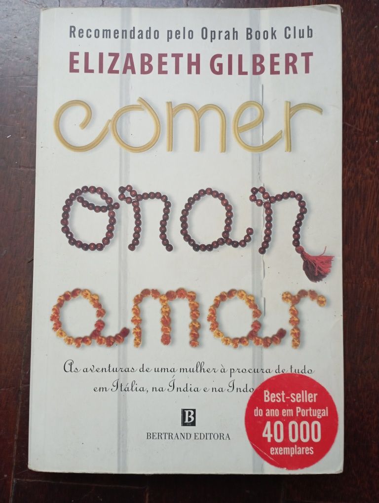 Livro Comer Orar Amar