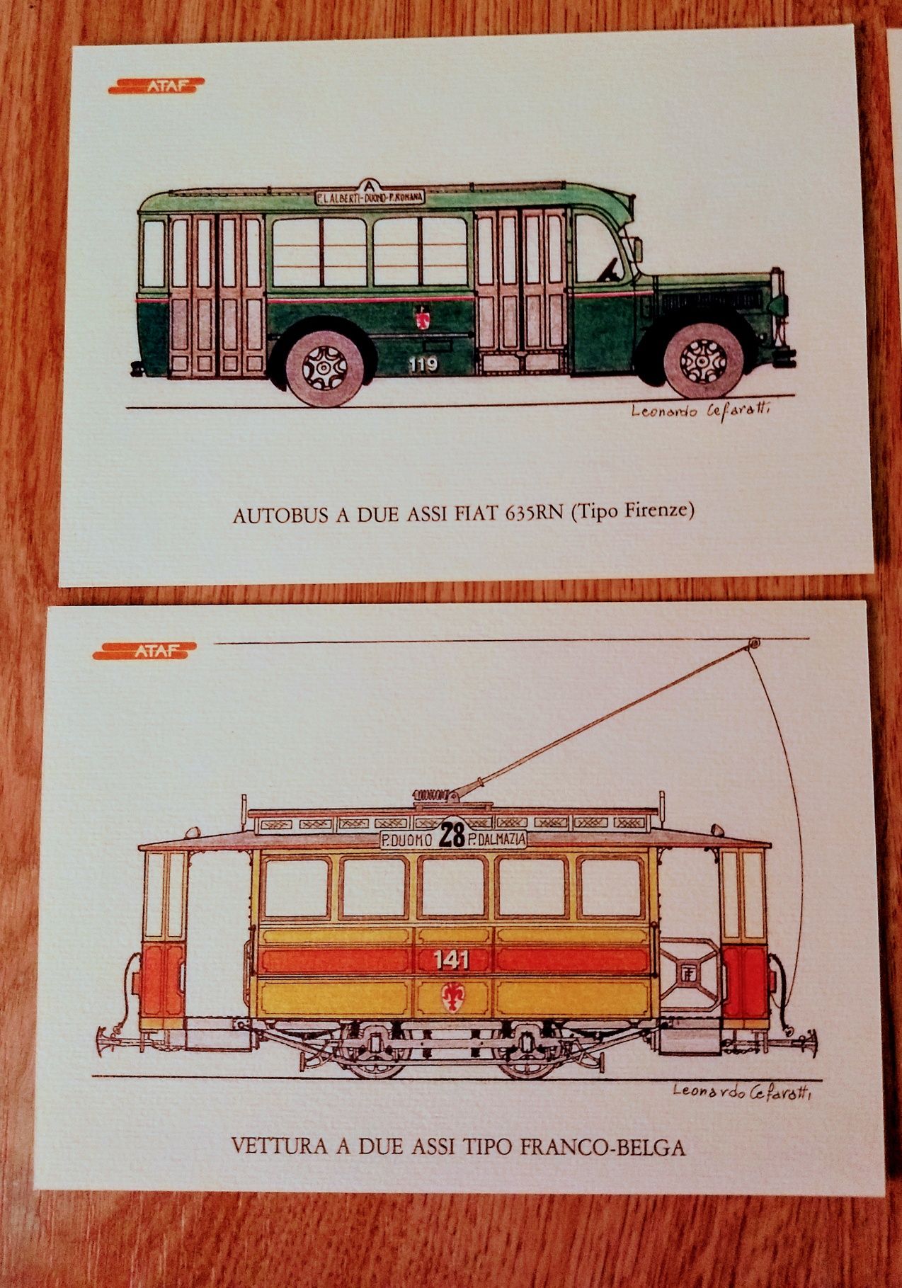 Coleção postais antigos transportes