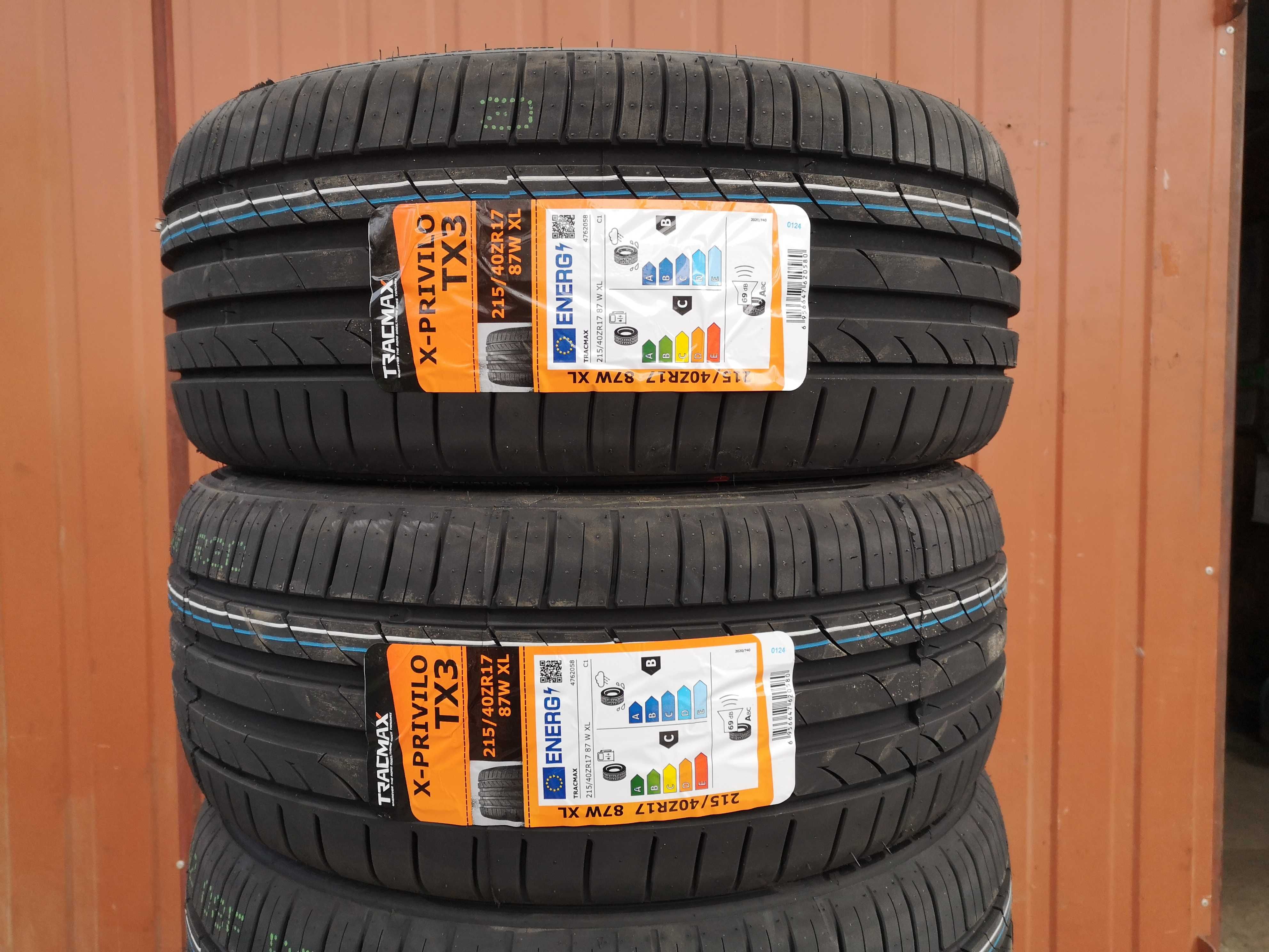 215/40 R17 87W XL - Tracmax X-Privilo TX3 (4 sztuki) NOWE