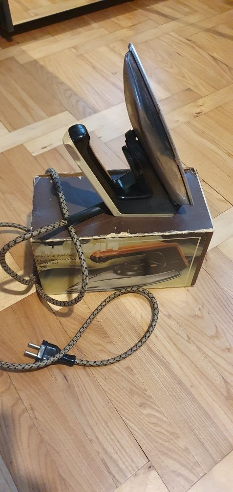 Stare żelazko ETA oryginalne opakowanie antyk lata 80 retro vintage