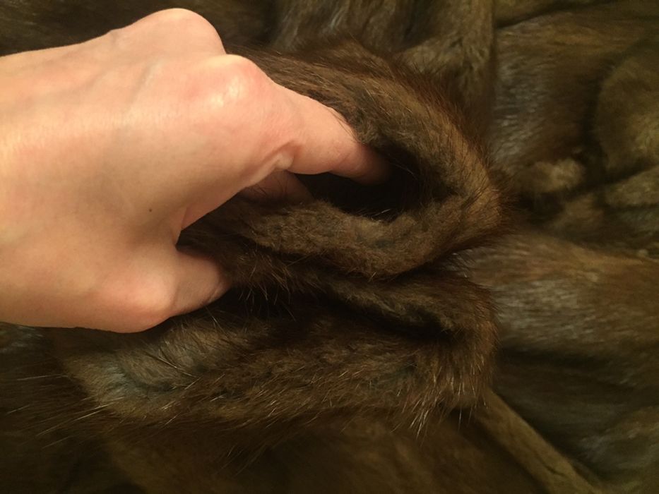 Норковий   полушубок