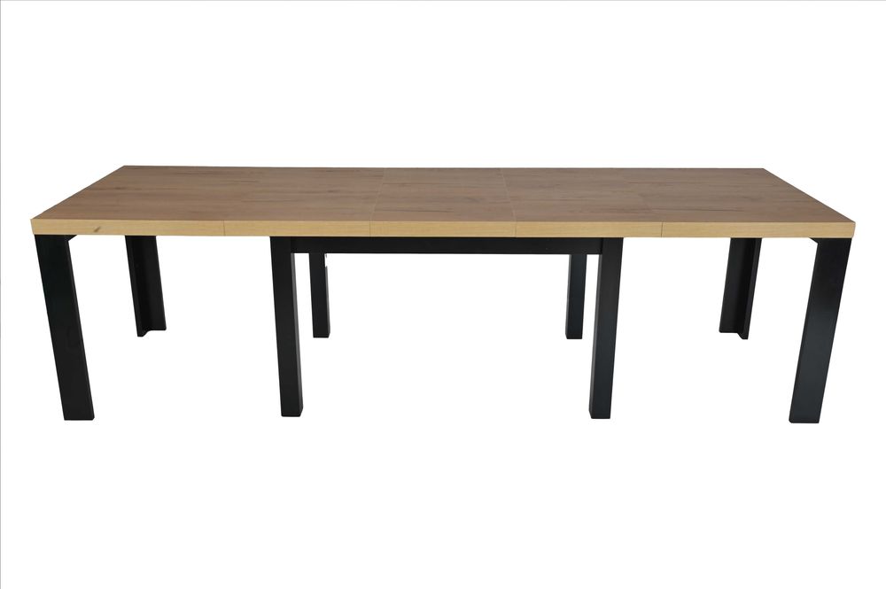 Duży Stół rozkładany Bergen 160-360 x 90 cm 8 Nóg - Transport Gratis