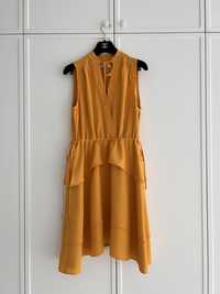 Derek Lam 10 Crosby помаранчева шовкова сукня плаття