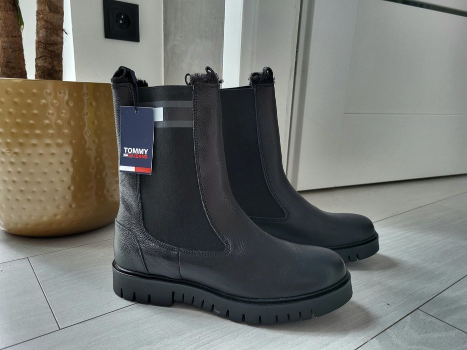 Botki sztyblety Tommy Hilfiger 41 damskie