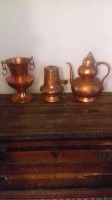 Abatjours, apliques, lanterna, peças latão