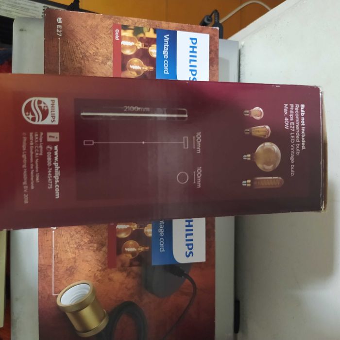 Promo!Czytaj opis Oprawa ozdobna vintage ze sznurem Philips loft