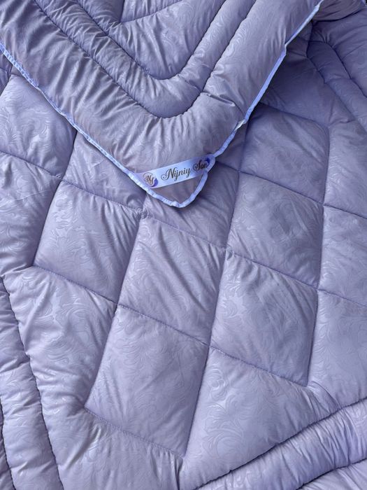 Ковдра зимова тепла з овечої вовни зимнее  одеяло евро размер Виробник