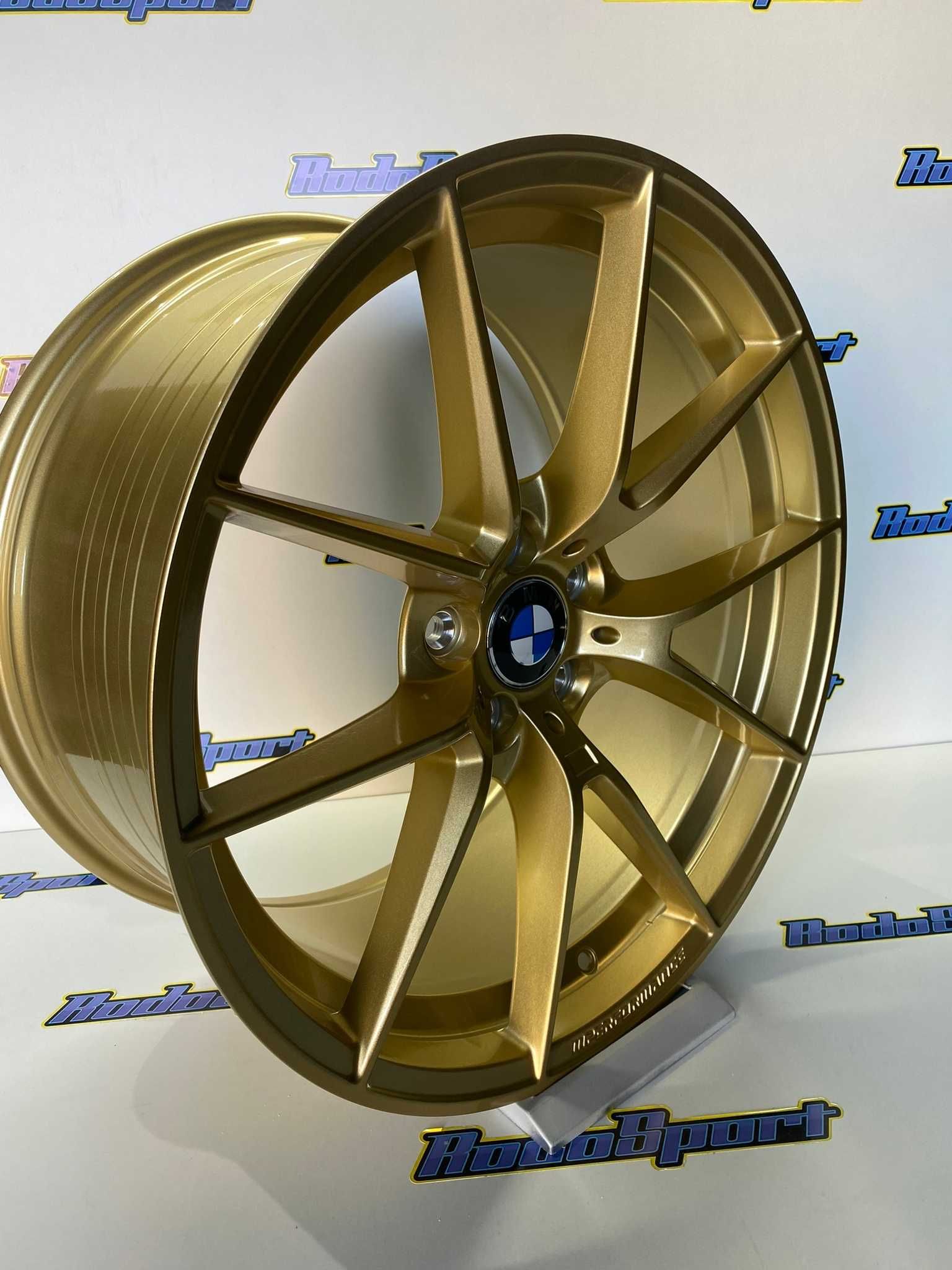 JANTES BMW LOOK M4 CS EM 19 | 5X112 E 5X120 GOLD NOVAS