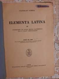 Elementa Latina podręcznik do łaciny Skibina Lwów 1937