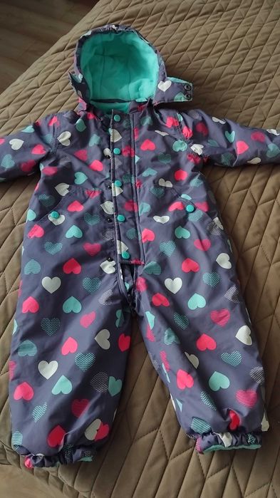 Kombinezon zimowy dla dziewczynki 86