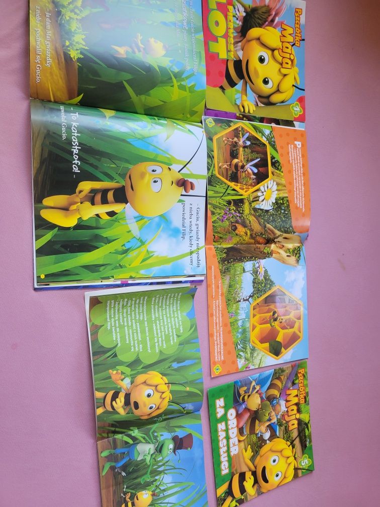 Pszczółka Maja, książki, ksiazeczki