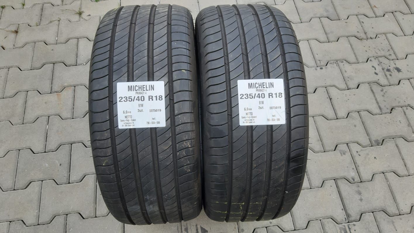 Opony Michelin 235 40 R18