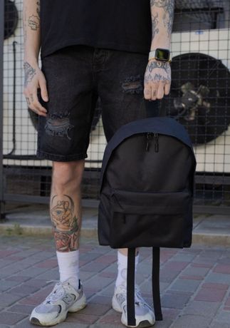 Чорний рюкзак without compact